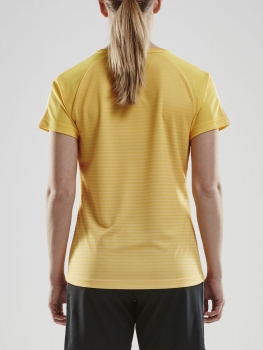 Preview: Damen Craft Pro Control Stripe Trikot - Gelb/Schwarz